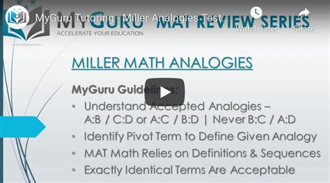 sample miller analogies test questions